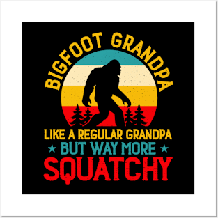 Bigfoot Grandpa Posters and Art